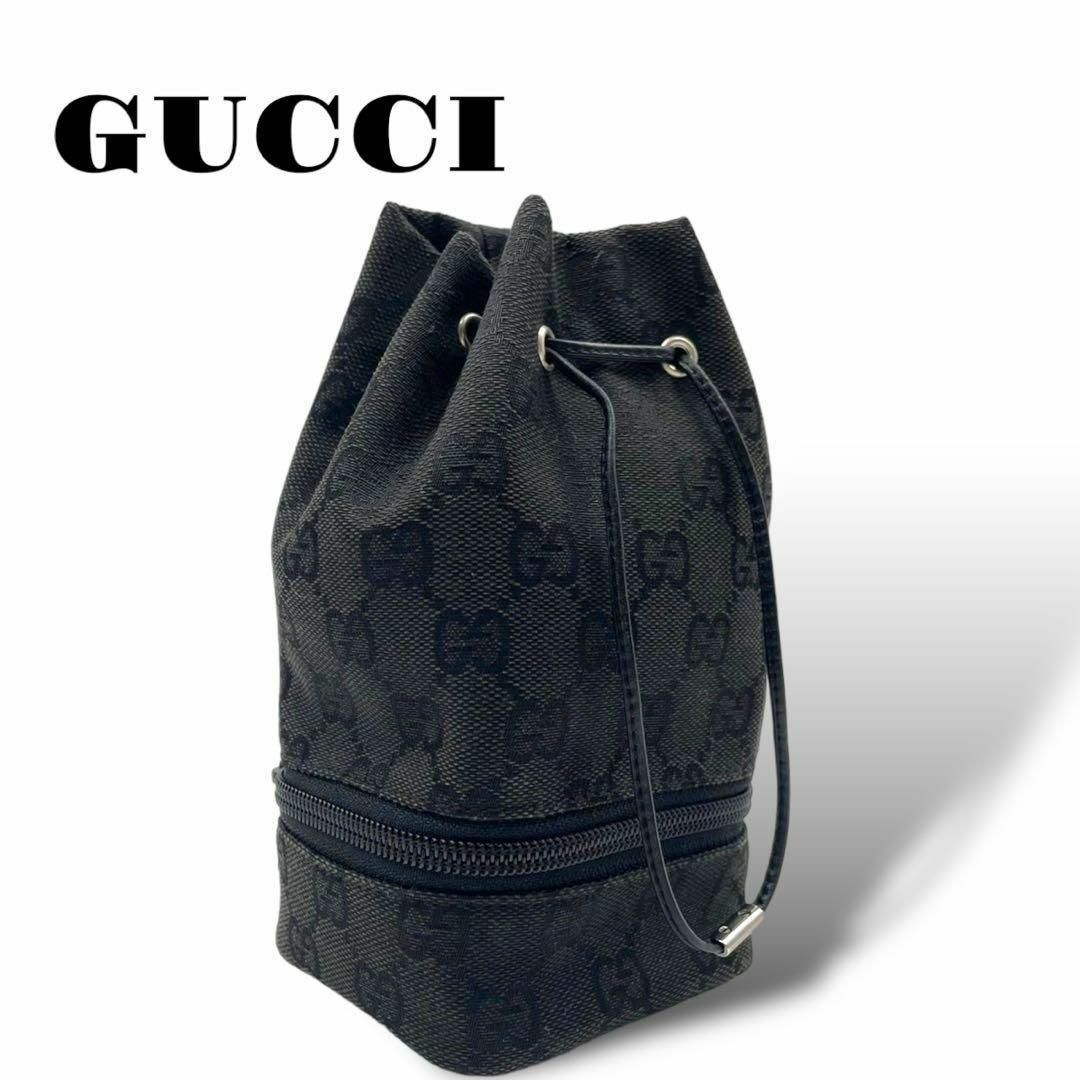 通販激安】 美品 GUCCI ハンドバッグ バニティ ポーチ 巾着 GG