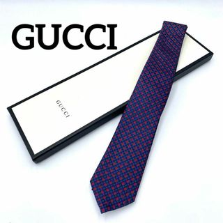 グッチ(Gucci)の『GUCCI』グッチ 総柄 GG シルクネクタイ(ネックレス)