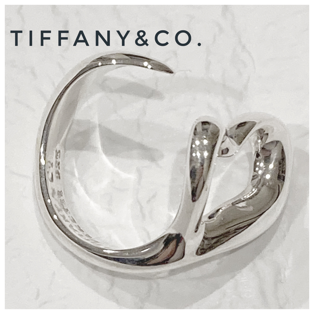 Tiffany & Co.(ティファニー)の【土日限定18,000→12,600円】ティファニー オープンハート 10号 レディースのアクセサリー(リング(指輪))の商品写真