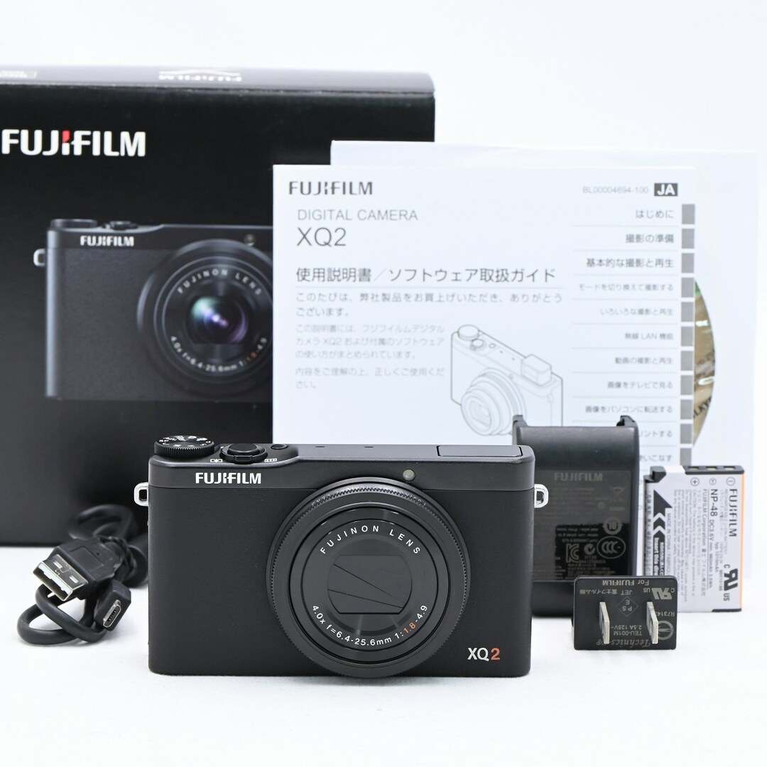 希少 黒入荷！ FUJIFILM xq2の中古品・新品・未使用 XQ2 ブラック