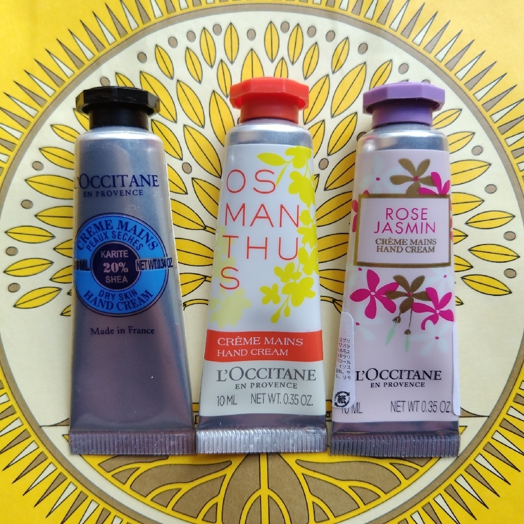 L'OCCITANE(ロクシタン)のロクシタンハンドクリーム10mlシア&オスマンサス&ローズジャスミン コスメ/美容のボディケア(ハンドクリーム)の商品写真