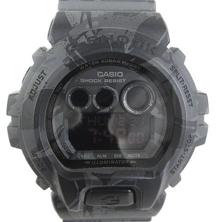 ジーショック(G-SHOCK)のカシオジーショック 腕時計 ウォッチ デジタル カモフラ柄 黒 ■SM1(腕時計(デジタル))