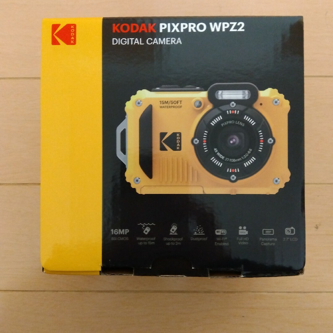 有防滴防水機能コダック コンパクトデジタルカメラ 防水+防塵+耐衝撃 PIXPRO WPZ2(