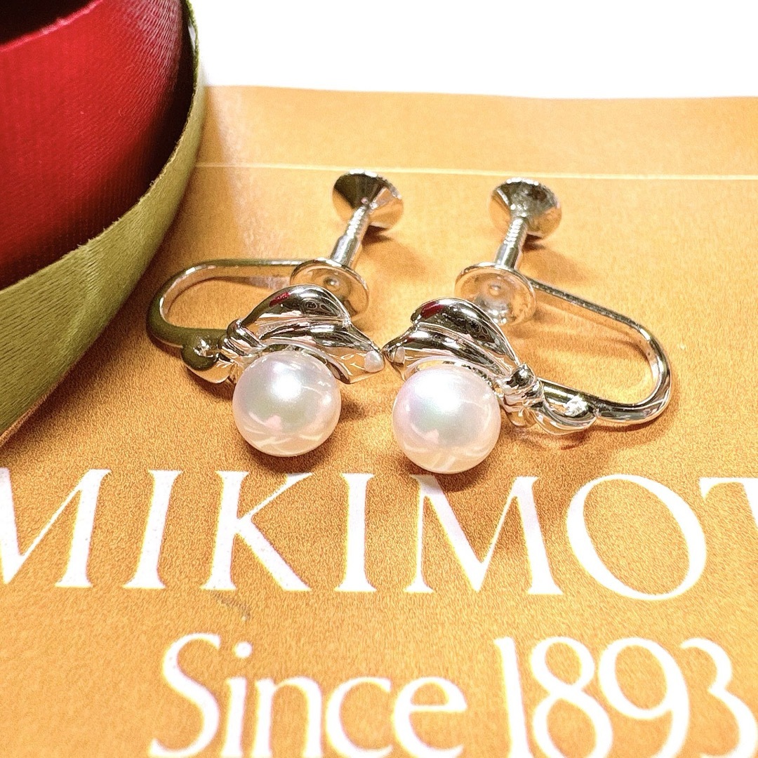 MIKIMOTO  ミキモト　アコヤ真珠　ベビーパール　シルバー　イヤリングmikimoto