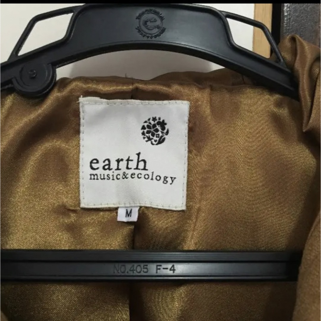 earth music & ecology(アースミュージックアンドエコロジー)のダッフルコート　キャメル レディースのジャケット/アウター(ダッフルコート)の商品写真