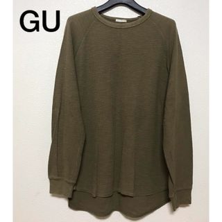 ジーユー(GU)のGU ロングTシャツ(Tシャツ/カットソー(七分/長袖))