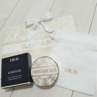 クリスチャンディオール(Christian Dior)のディオール　ケース　チュイルリー　ホリデー　クリスマス　ファンデ　クッション(ボトル・ケース・携帯小物)