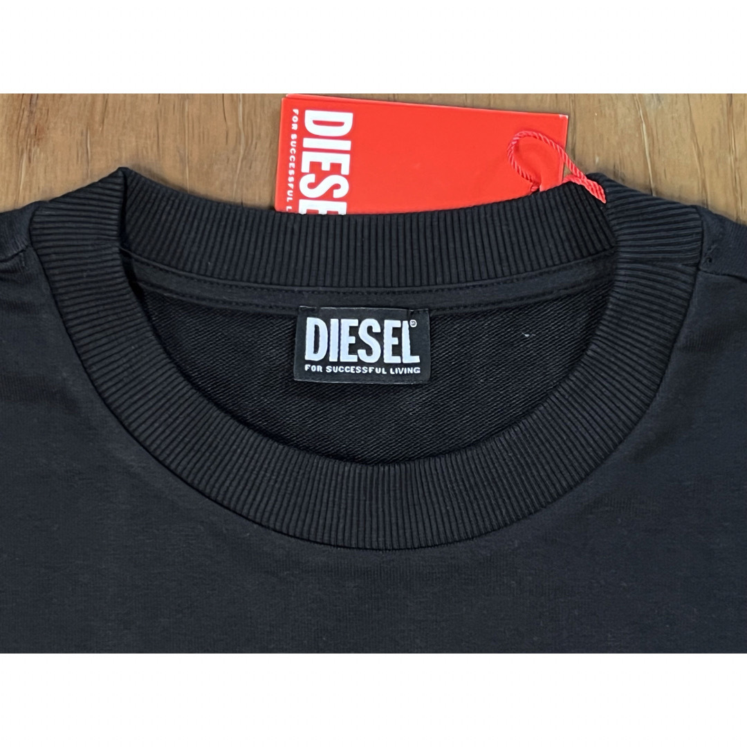 新品未使用！　ディーゼル DIESEL トレーナー スウェット  ブラックXXLトップス