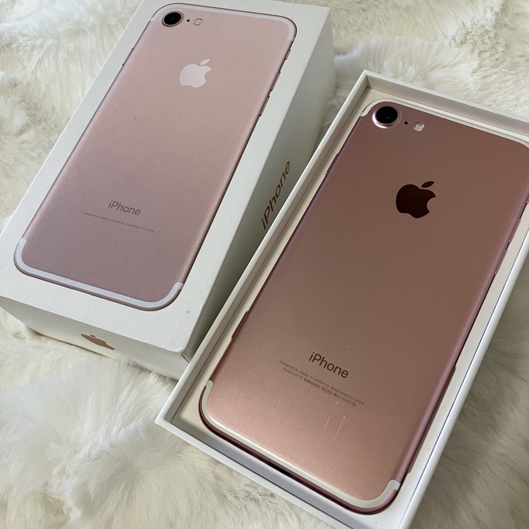 iPhone 7 Rose Gold 128 GB Softbankスマートフォン/携帯電話