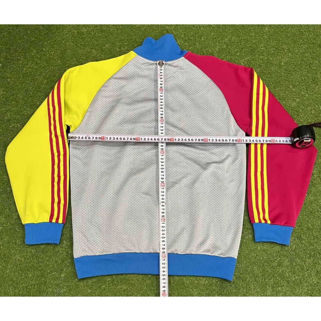 adidas(アディダス)の90s adidas 万国旗 トラックジャケット マルチカラー クレイジーカラー メンズのトップス(ジャージ)の商品写真