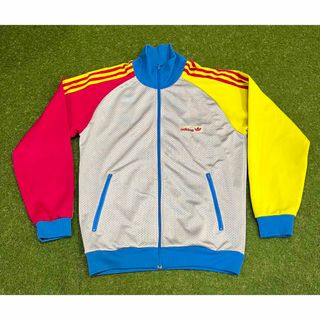 アディダス(adidas)の90s adidas 万国旗 トラックジャケット マルチカラー クレイジーカラー(ジャージ)