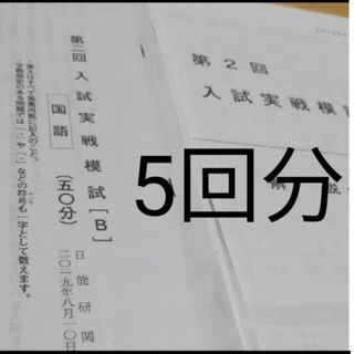 日能研　入試実戦模試B　6年生(語学/参考書)