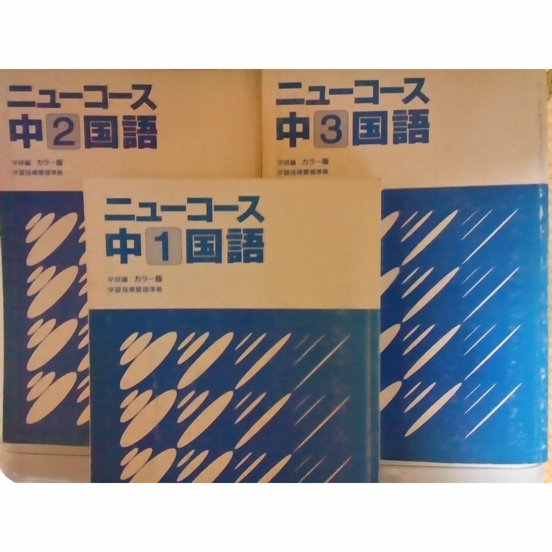 学研(ガッケン)の【学研】『ニューコース　中1国語 中2国語 中3国語 中学国語セット』代ゼミ東進 エンタメ/ホビーの本(語学/参考書)の商品写真