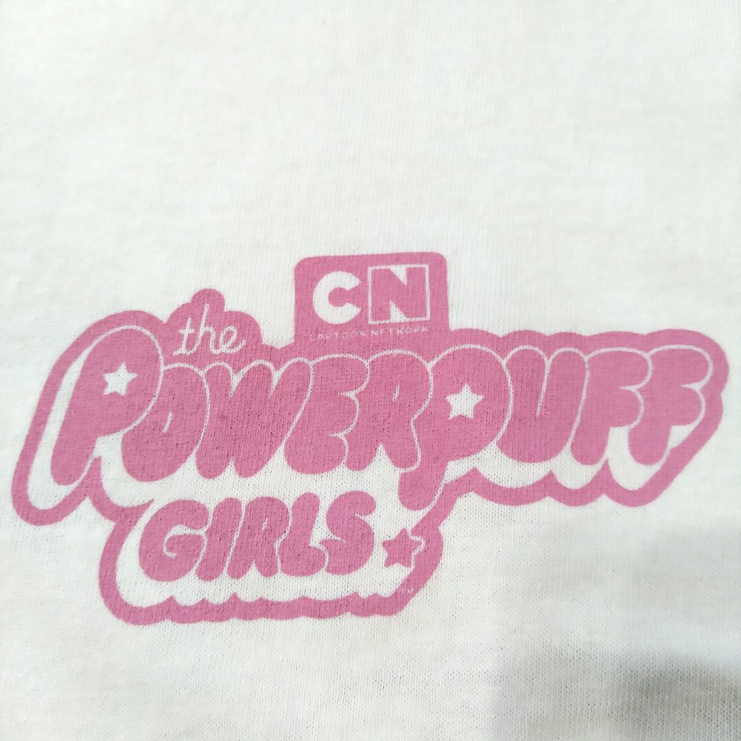 パワーパフガールズ　Tシャツ　2XL　白　アニメT　カトゥーンネットワーク * メンズのトップス(Tシャツ/カットソー(半袖/袖なし))の商品写真