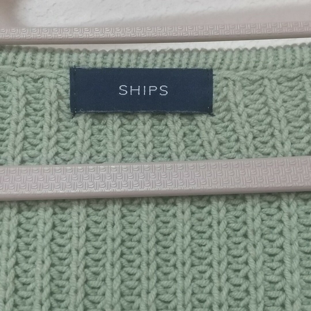 SHIPS(シップス)のSHIPS シップス ニット ミントグリーン レディースのトップス(ニット/セーター)の商品写真