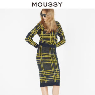 マウジー(moussy)のmoussy CHECK Tweed Like SKK セットアップ(セット/コーデ)