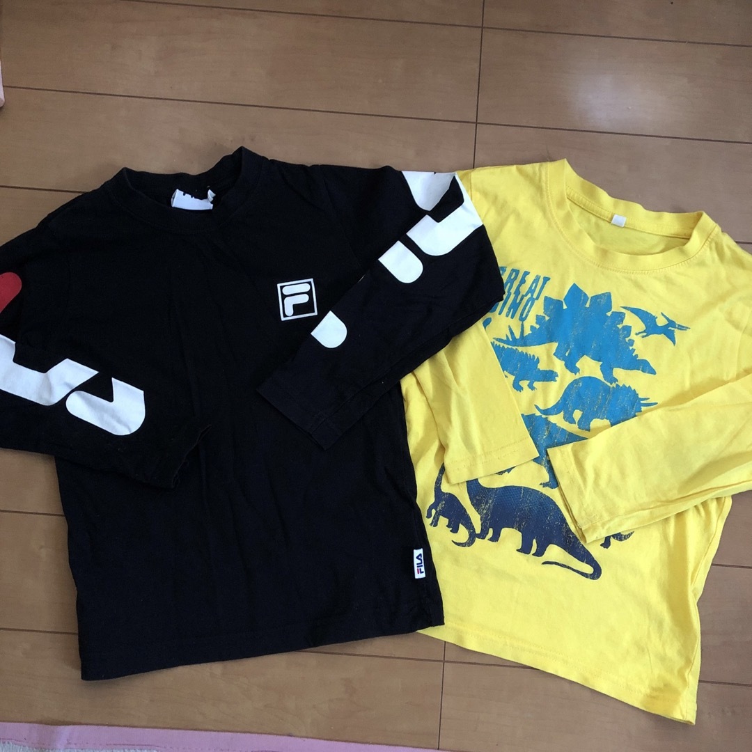 FILA(フィラ)のキッズ　ロングTシャツ120 2枚セット！ キッズ/ベビー/マタニティのキッズ服男の子用(90cm~)(Tシャツ/カットソー)の商品写真