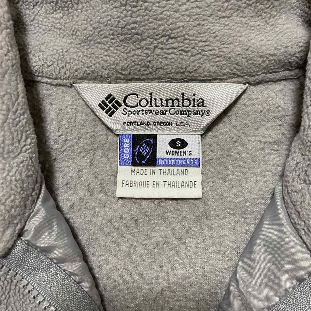 Columbia(コロンビア)のコロンビア　Columbia   フリース　レディース　Sサイズ　グレー　⑧ レディースのジャケット/アウター(その他)の商品写真