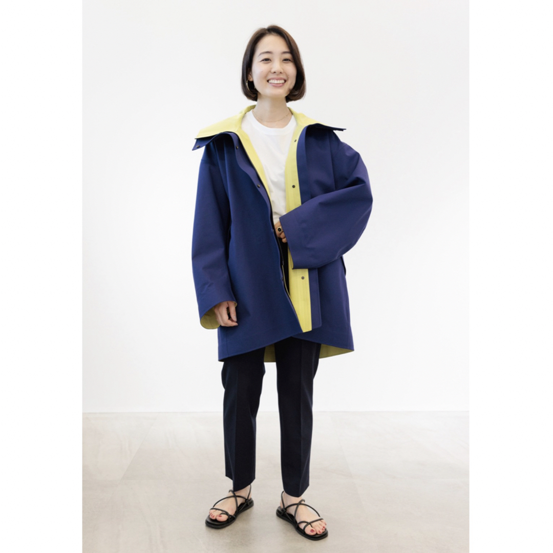 Marni - UNIQLO×MARNI☆ブロックテック ハーフコート ネイビー XSの