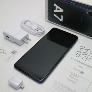 ギャラクシー(Galaxy)の新品同様 SIMフリー Galaxy A7 ブラック (スマートフォン本体)