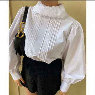 エピヌ(épine)のépine classical high neck lace blouse(シャツ/ブラウス(長袖/七分))