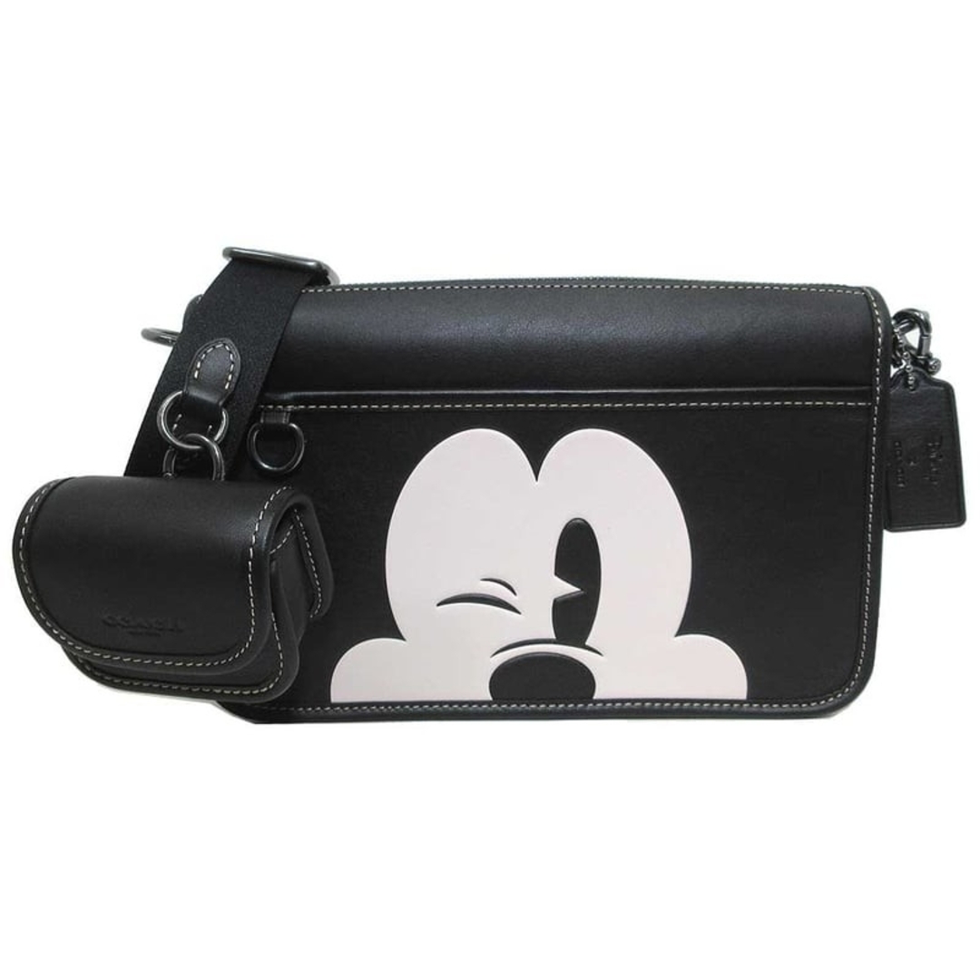 新品 COACH X DISNEY ウィンク ミッキー  コンバーチブル7cm横