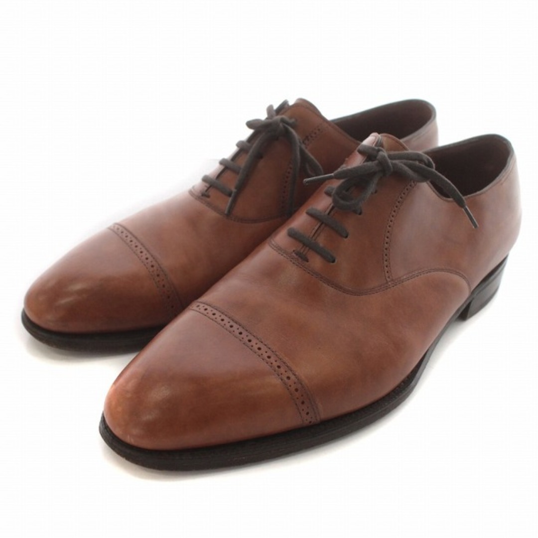 JOHN LOBB レザー シューズ ストレートチップ 26.5 茶 009910cmアウトソール