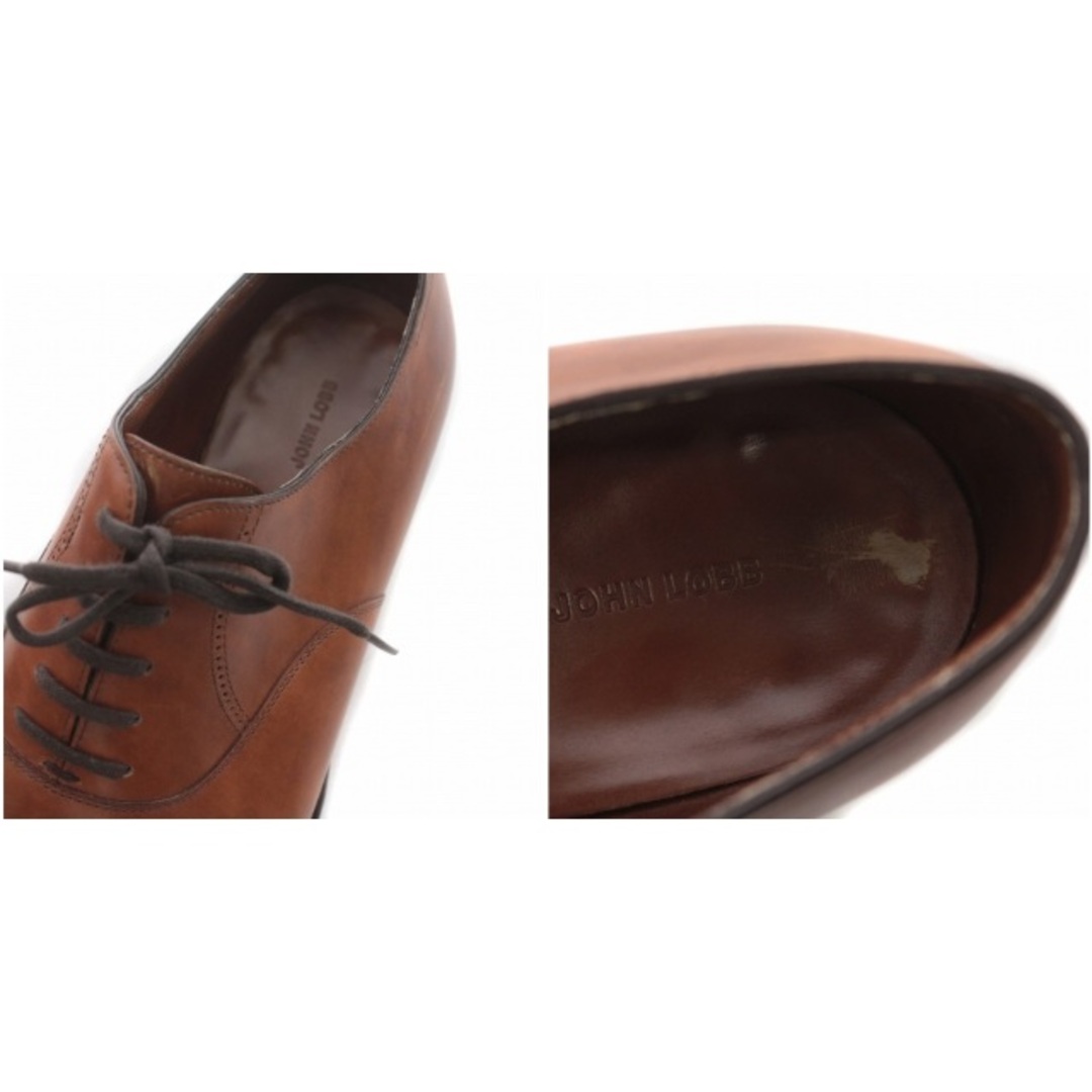 JOHN LOBB レザー シューズ ストレートチップ 26.5 茶 0099