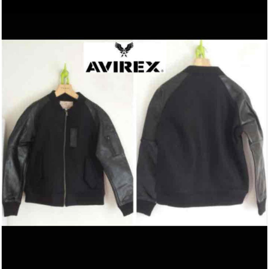 AVIREX(アヴィレックス)の値下げアヴィレックス ★AVIREX MA-1フライトジャケット★黒L メンズのジャケット/アウター(フライトジャケット)の商品写真