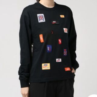 ナイキ(NIKE)のNIKE WアイコンクラッシュＬ/S トップ　Ｍサイズ (Tシャツ(長袖/七分))