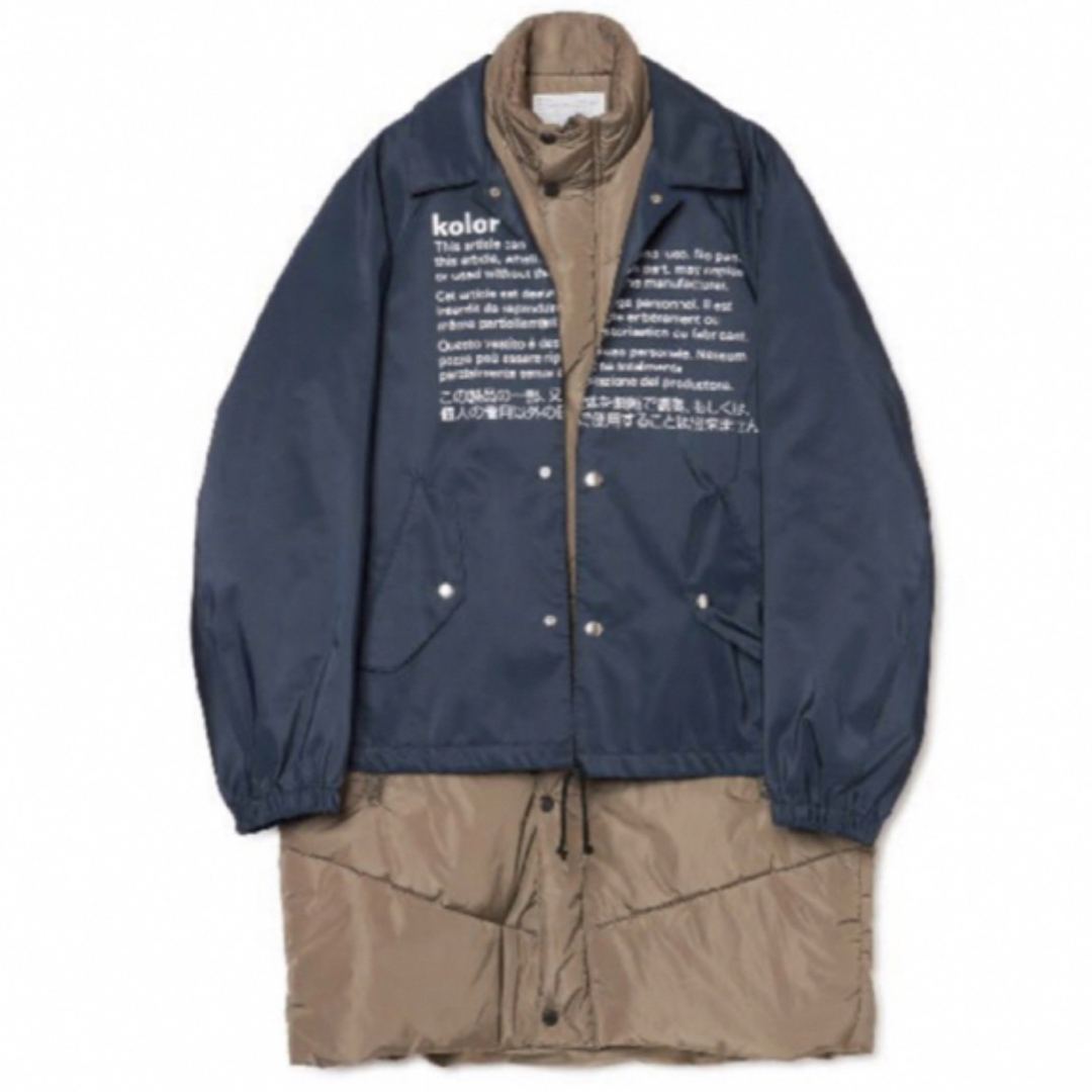 kolor(カラー)のkolor ダウンコート　20aw サイズ3 メンズのジャケット/アウター(ダウンジャケット)の商品写真
