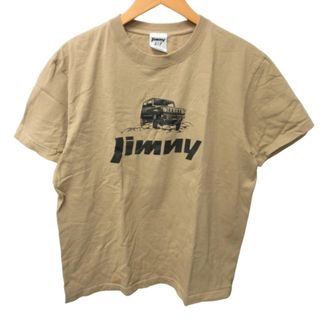 エディフィス(EDIFICE)のエディフィス×スズキジムニー コラボ Tシャツ カットソー 半袖 ベージュ L(Tシャツ/カットソー(半袖/袖なし))