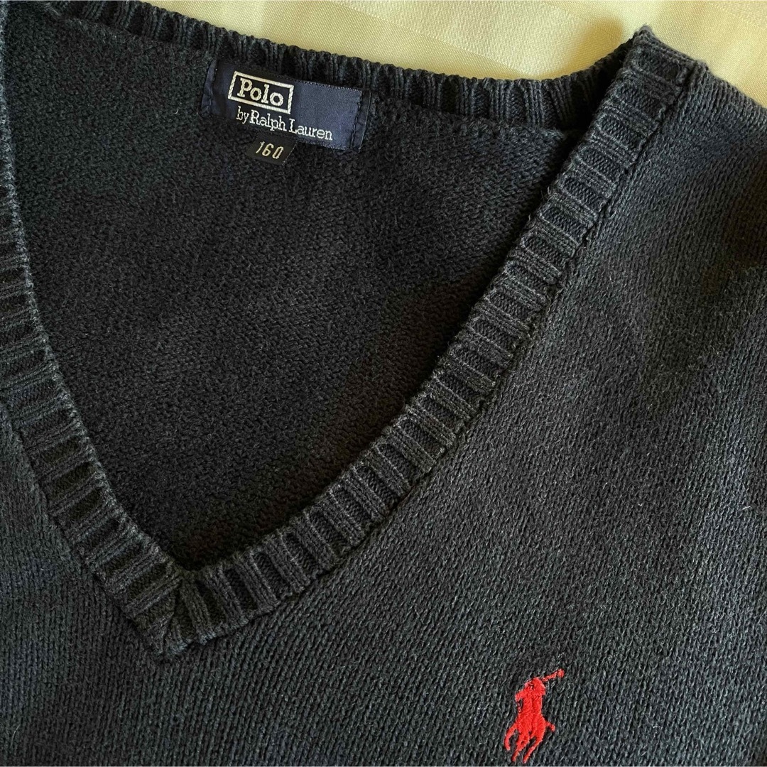 POLO RALPH LAUREN(ポロラルフローレン)のPOLO RALPH LAUREN Vネック　セーター　ネイビー メンズのトップス(ニット/セーター)の商品写真