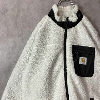 Carhartt ボアジャケット ボアブルゾン 白 ホワイト身幅55