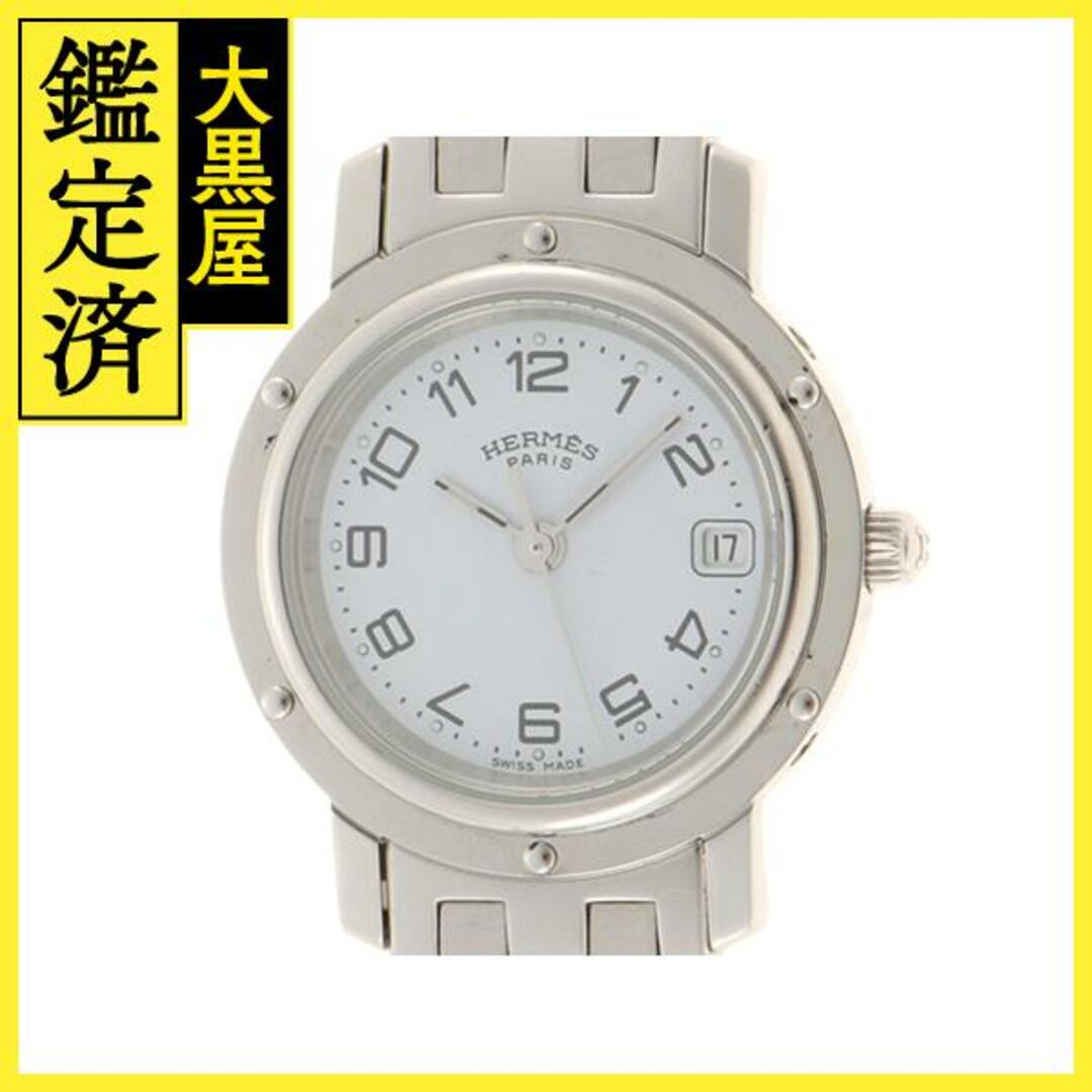 Hermes(エルメス)のエルメス　クリッパー　CL4.210　ホワイト　クオーツ　レディース【200】 レディースのファッション小物(腕時計)の商品写真