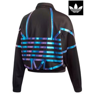 アディダス(adidas)のアディダス オリジナルス 偏光メタリック 青紫 ジャージ ジャケット パーカー(ブルゾン)