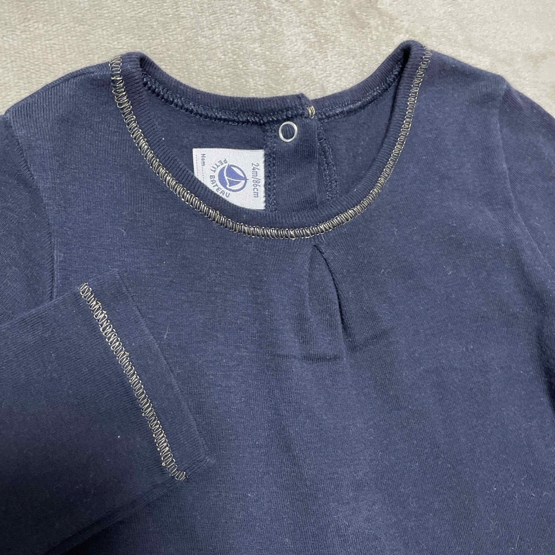 PETIT BATEAU(プチバトー)のPETIT BATEAU｜ワンピ＆カーディガン｜24m/86㎝ キッズ/ベビー/マタニティのベビー服(~85cm)(ワンピース)の商品写真