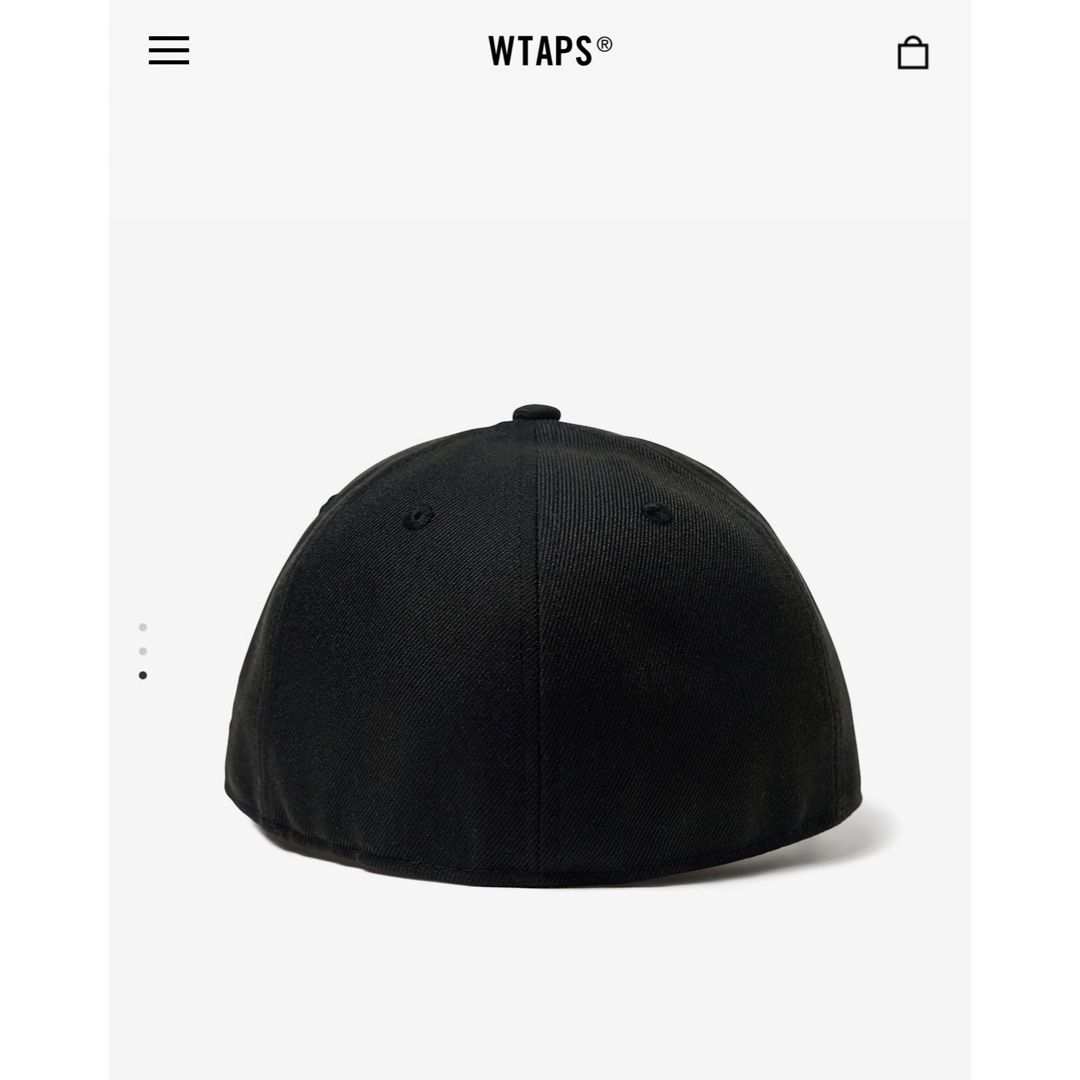 W)taps(ダブルタップス)のXL／WTAPS × NEW ERA LEAGUE ニューエラ キャップ 黒×黒 メンズの帽子(キャップ)の商品写真