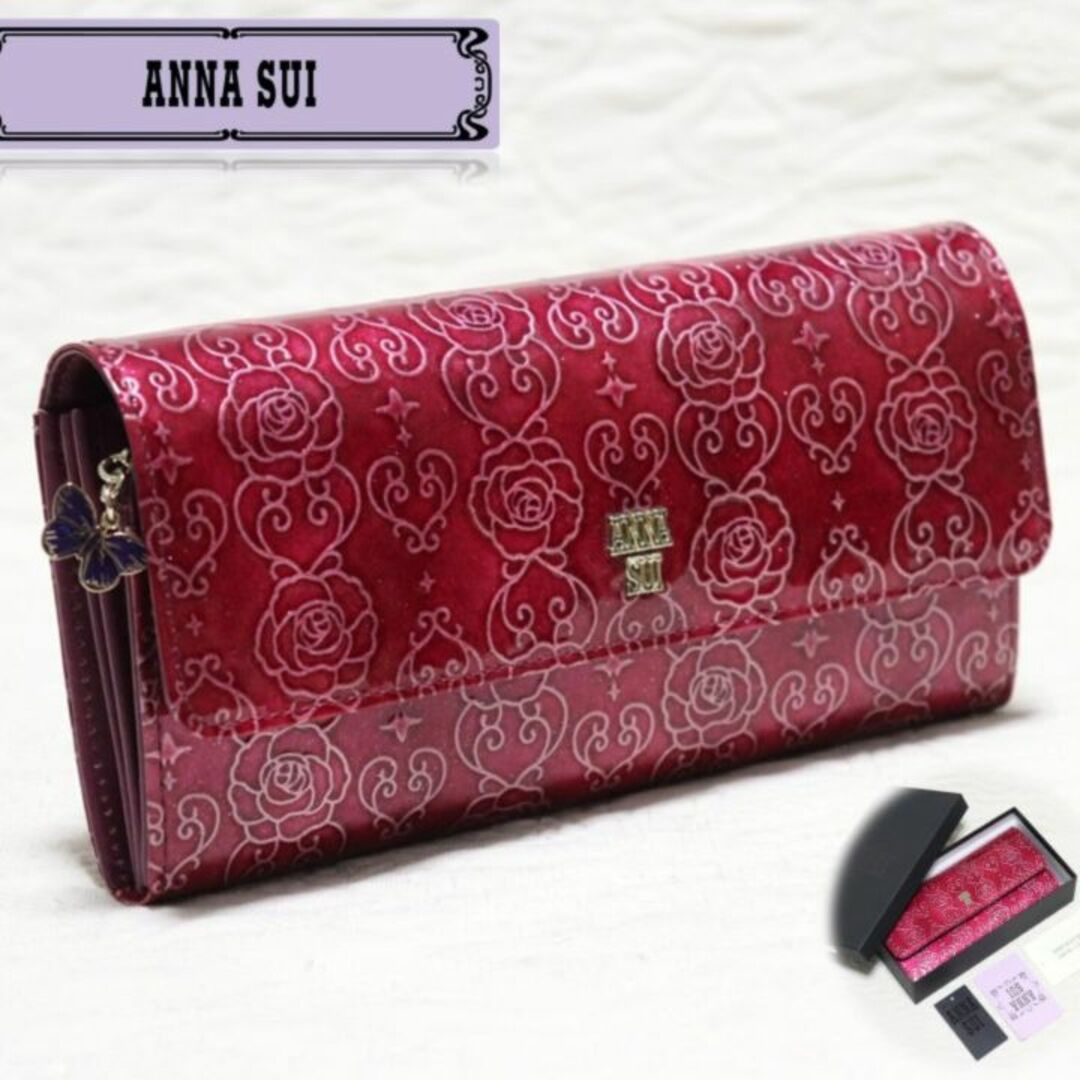 コンタクト 新品箱付き【ANNA SUI アナスイ】ローズハート 蝶チャーム