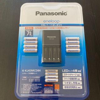 パナソニック(Panasonic)の新品●パナソニック エネループ 単3×8 単4×4●充電器 KJ43MCD84(その他)