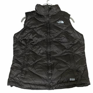 ザノースフェイス(THE NORTH FACE)のノースフェイス ダウンベスト グースダウン 550 ロゴ刺繍 レディースf57(ベスト/ジレ)