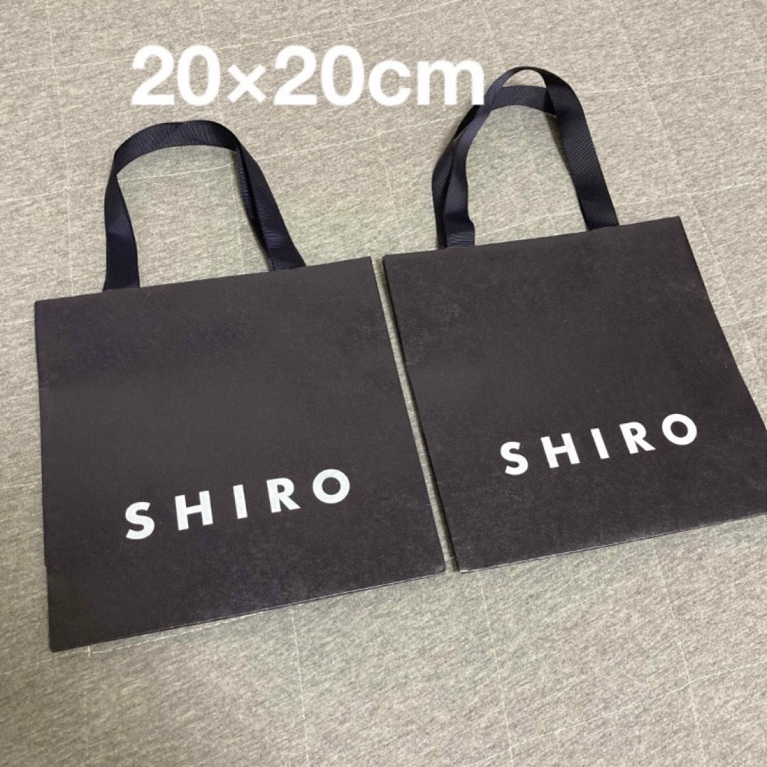 shiro(シロ)のSHIRO シロ ショッパー 紙袋 2枚 エンタメ/ホビーのエンタメ その他(その他)の商品写真