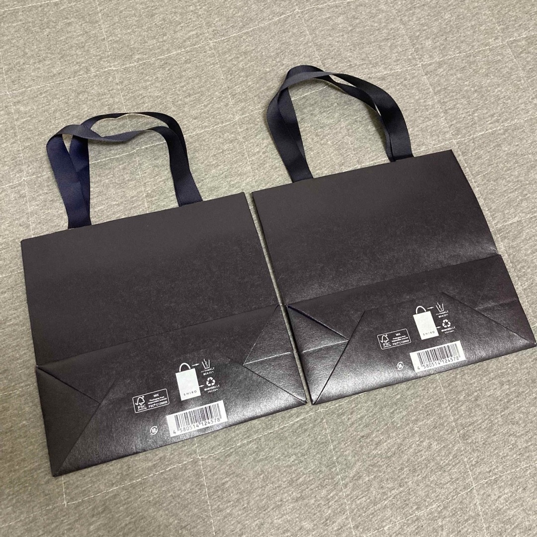 shiro(シロ)のSHIRO シロ ショッパー 紙袋 2枚 エンタメ/ホビーのエンタメ その他(その他)の商品写真
