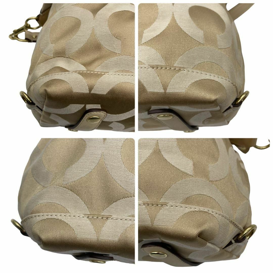 COACH - ほぼ未使用 コーチ ハンドバッグ ショルダーバッグ キャンバス COACH - ほぼ未使用 コーチ ハンドバッグ ショルダーバッグ キャンバス