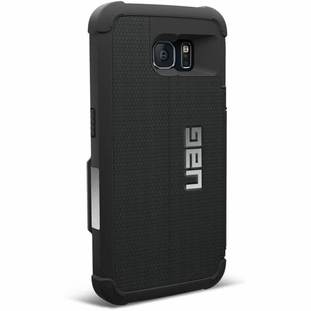 Galaxy S6 用 UAG 耐衝撃ケース FOLIO ブラック スマホ/家電/カメラのスマホアクセサリー(Androidケース)の商品写真