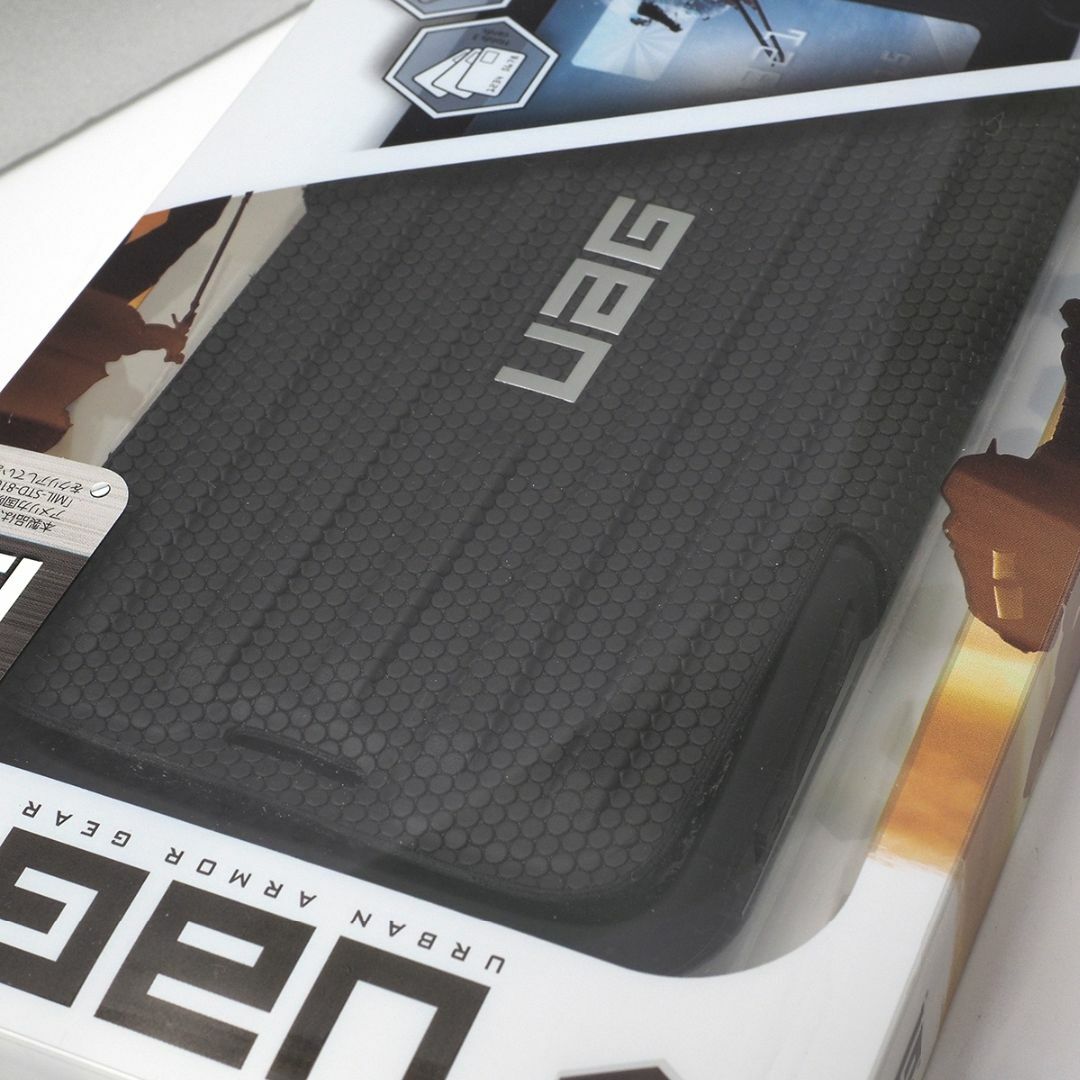 Galaxy S6 用 UAG 耐衝撃ケース FOLIO ブラック スマホ/家電/カメラのスマホアクセサリー(Androidケース)の商品写真