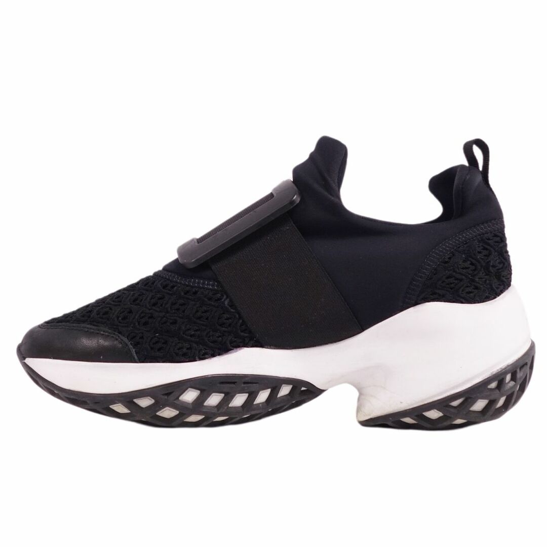 ロジェヴィヴィエ Roger Vivier スニーカー スリッポン VIV RUN ヴィヴ ラン スクエアバックル ランスニーカー シューズ レディース 36(23cm相当) ブラック ロジェヴィヴィエ Roger Vivier スニーカー スリッポン VIV RUN ヴィヴ ラン スクエアバックル ランスニーカー シューズ レディース 36(23cm相当) ブラック