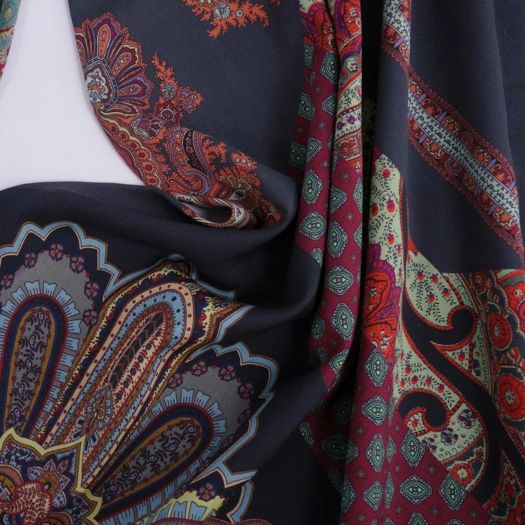 ETRO(エトロ)の未使用 エトロ ETRO ワンピース ドレス ロングスリーブ 長袖 ペイズリー柄 ウール トップス レディース 44(L相当) マルチカラー レディースのワンピース(ひざ丈ワンピース)の商品写真