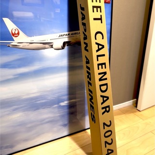 ジャル(ニホンコウクウ)(JAL(日本航空))のJALカレンダー2024 フリート大型版♡(航空機)