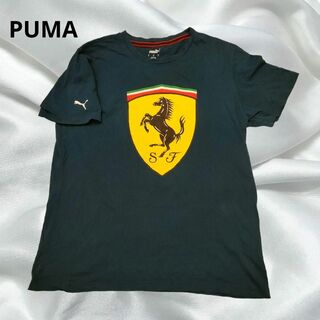 プーマ(PUMA)のPUMA プーマ　×　フェラーリ　プリントTシャツ 　ネイビー L(Tシャツ/カットソー(半袖/袖なし))